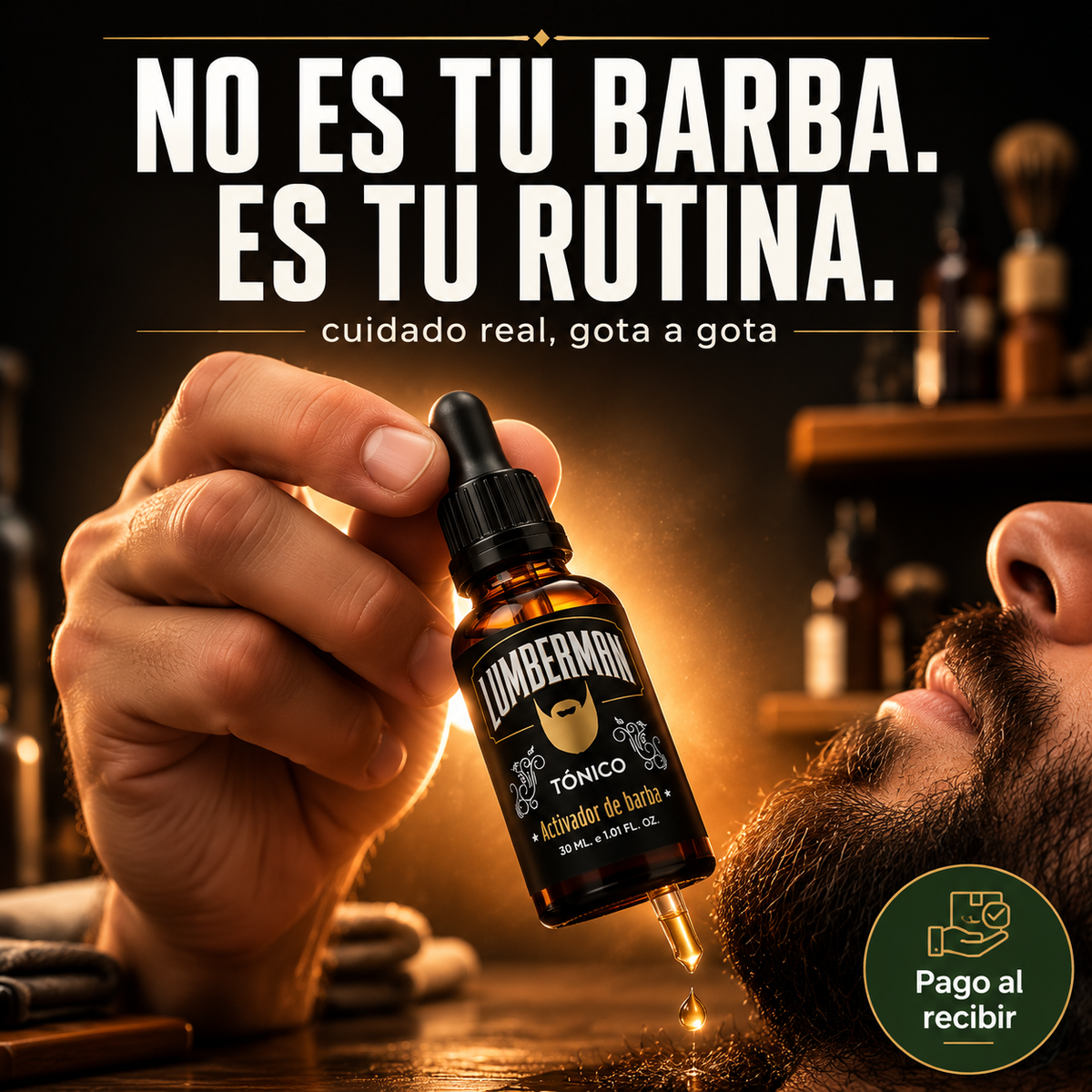Tónico Activador de Barba LUMBERMAN - vista 1