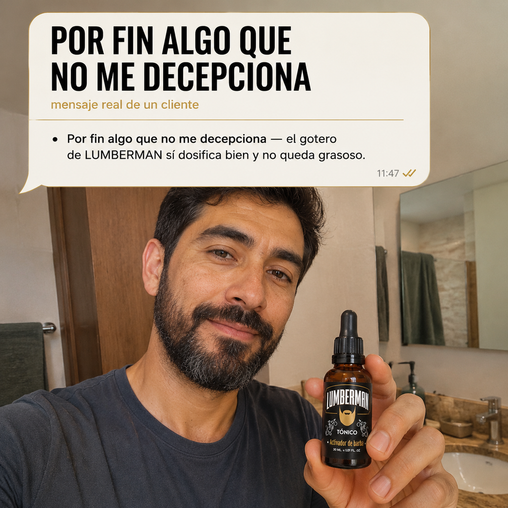 Tónico Activador de Barba LUMBERMAN - vista 6
