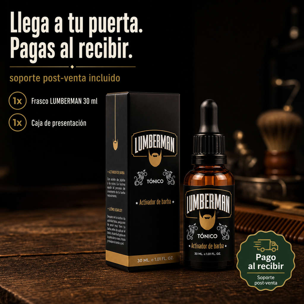 Tónico Activador de Barba LUMBERMAN - vista 7