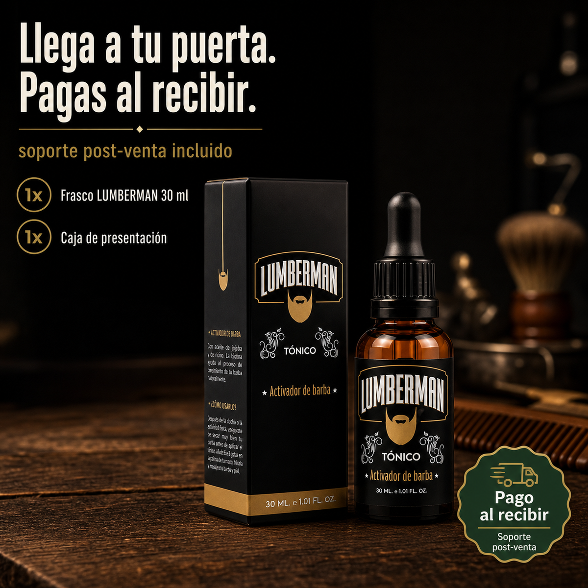 Tónico Activador de Barba LUMBERMAN - vista 7
